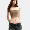 Basic Crop Top With Thin